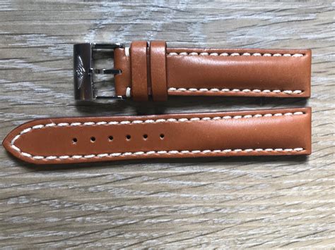 breitling red leather strap|breitling leather strap 22mm.